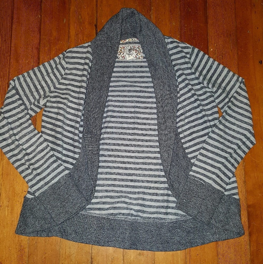 Element striped cardigan
